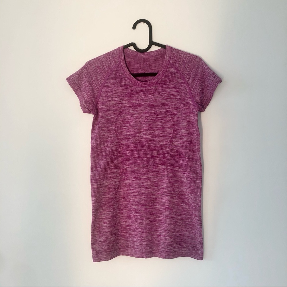 Lululemon Swiftly Tech Short Sleeve Athletic Top Pink Size 6
